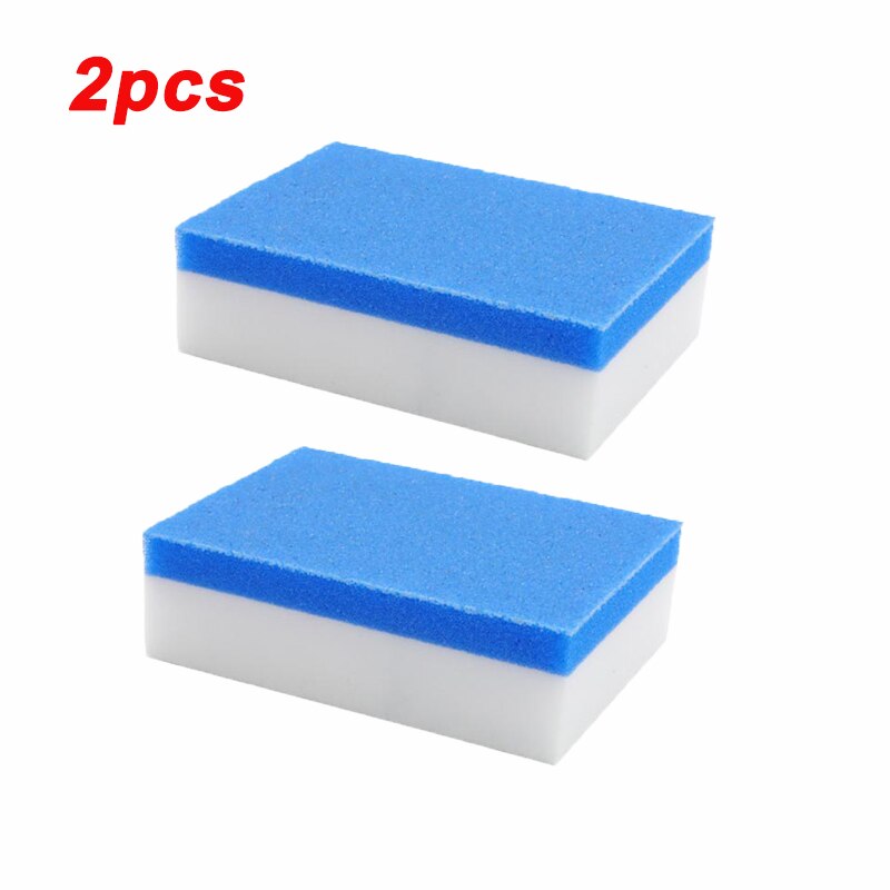 1/2/4/6Pcs Magic Spons Gum Blauw Emery Spons Keuken Tool Schotel Pot Borstel melamine Spons Cleaner Roest Remover Brush: 2pcs
