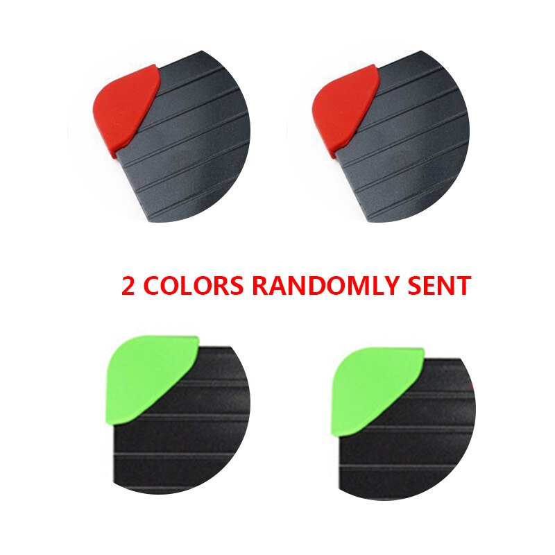 1pc Fast Defrosting Tray Kitchen Gadget ToolThaw Frozen Food Meat Fruit Quick Defrosting Plate Board Defrost: 3mm / Dark Khaki