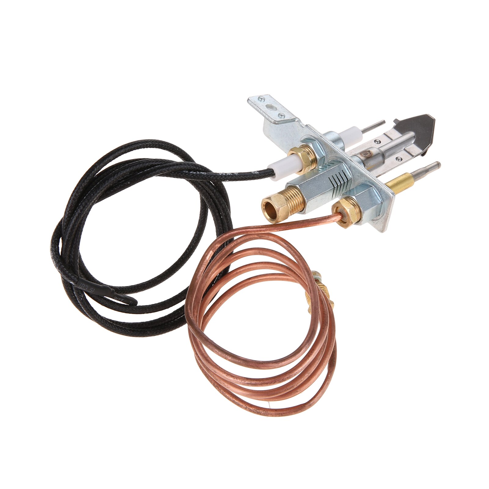 Fireplace Gas Water Heater Parts with Thermocouple and Igintion 900mm Pilot Burner Kit for Fireplace/Thermocouple End M9x1