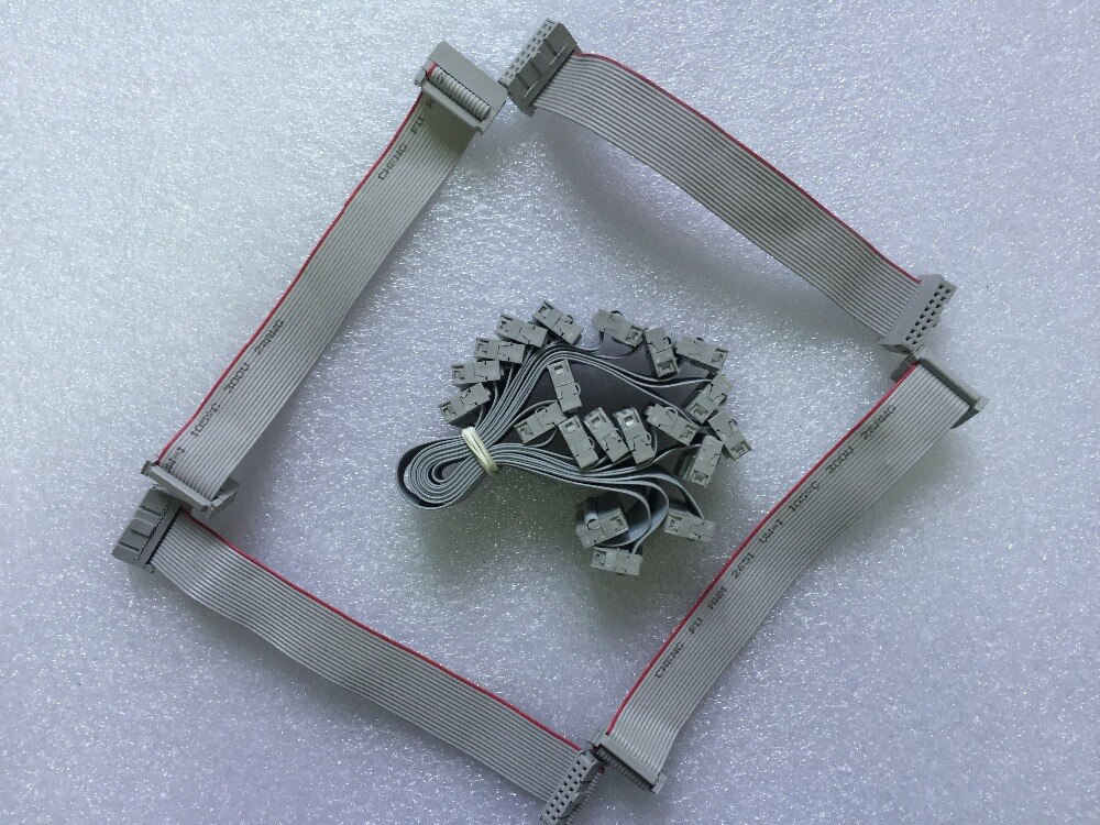 One lot 10pcs led display data cable 16p short cable for led modules indoor outdoor 18cm flat cable for led panels 16P cable