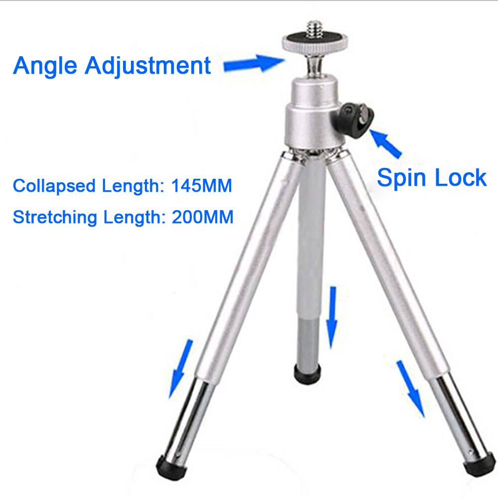 Aluminium Legierung Teleskop Stativ 360 Drehung Mini Kamera Stativ Halfter Stehen für monokulare fernglas Teleskop zubehör