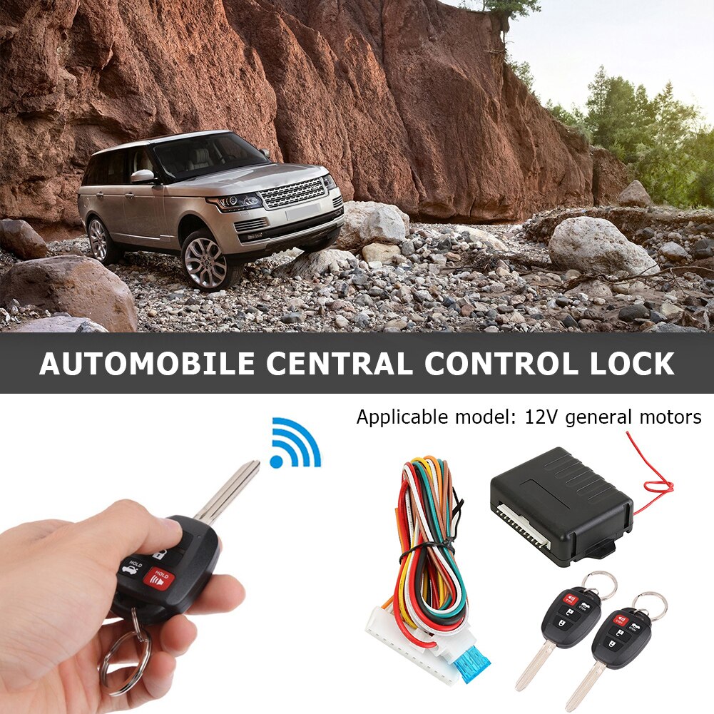 Auto Centrale Deurvergrendeling Kit Auto Keyless Entry Alarmsysteem 410/T401 Voor Outdoor Persoonlijke Auto Onderdelen Decoratie