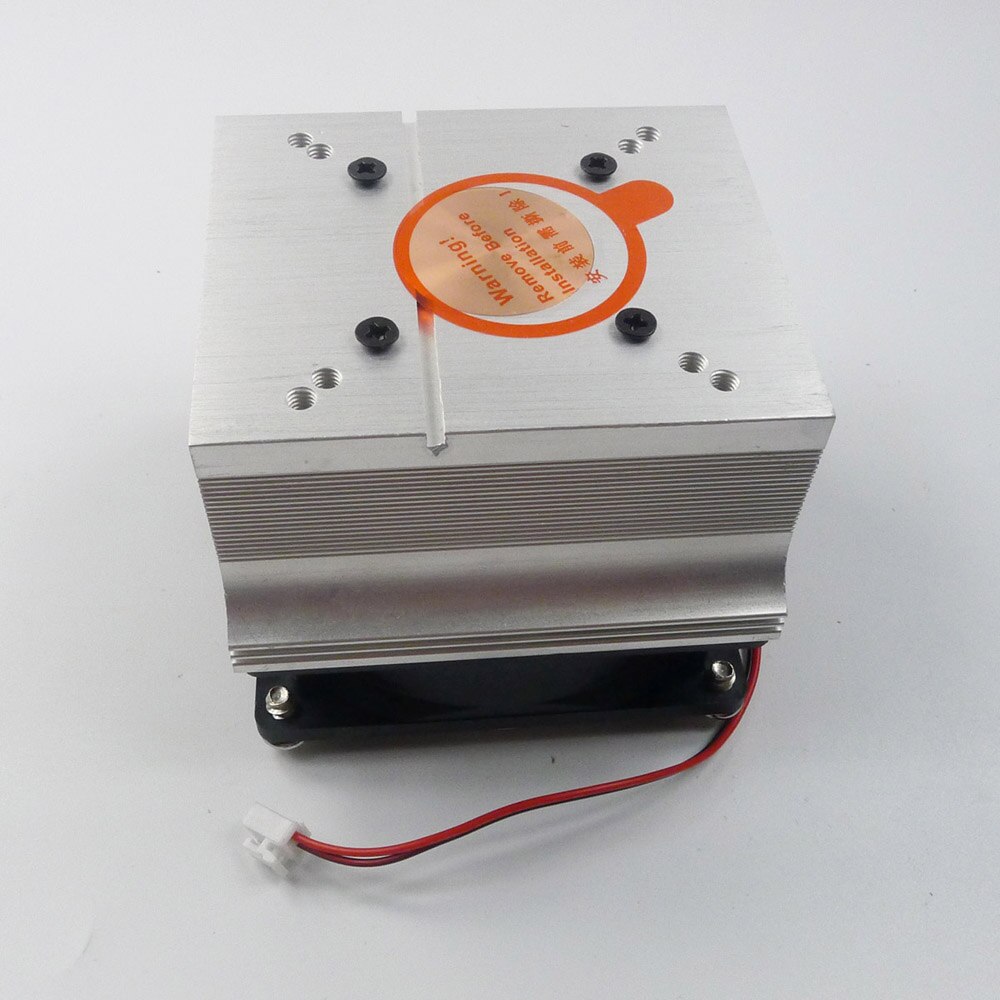 Kühlkörper Fans DC12V + 44mm Glas objektiv Bausätze für 20W 30W 50W 100W Hohe Energie LED