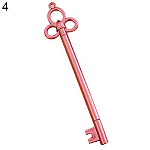 0.5mm Key Shape Gel Pen School Office Writing Stationery Student: 4