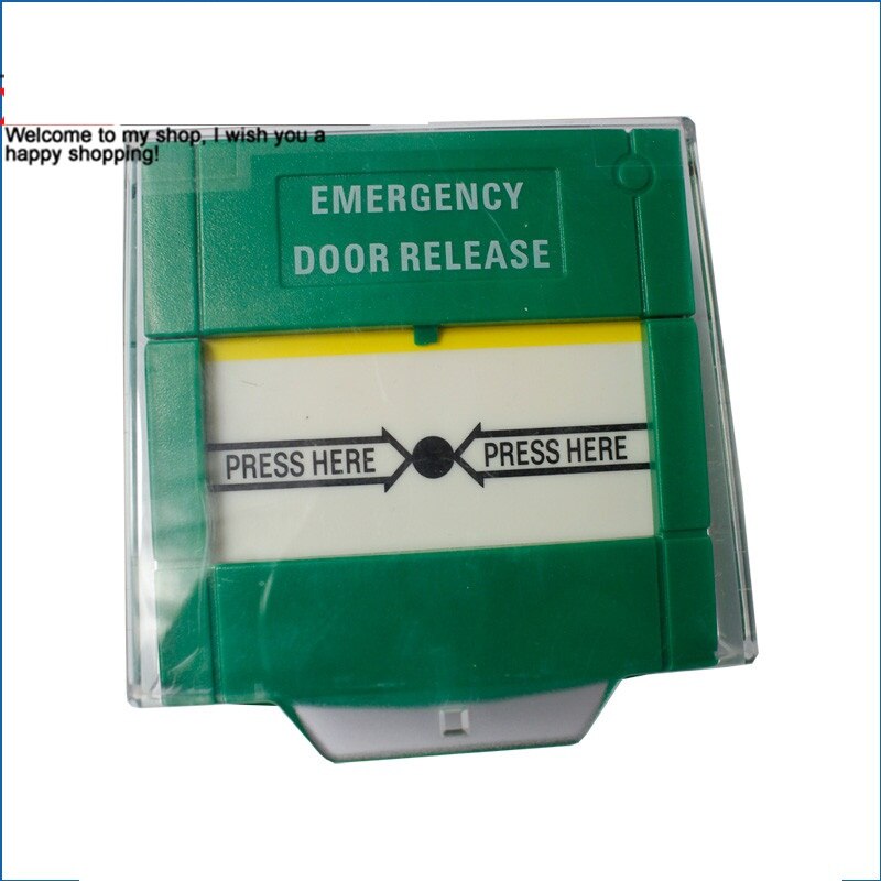 Green resettable emergency alarm switch Call button Fire alarm switch Manual fire type 86