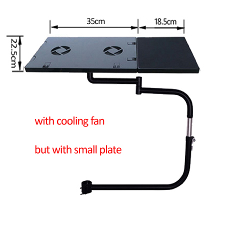 D-mount OK030 OK031-Soporte de teclado cuadrado multifuncional de movimiento completo, soporte de escritorio para ordenador portátil, alfombrilla de ratón de acero inoxidable de 20kg: OK031B