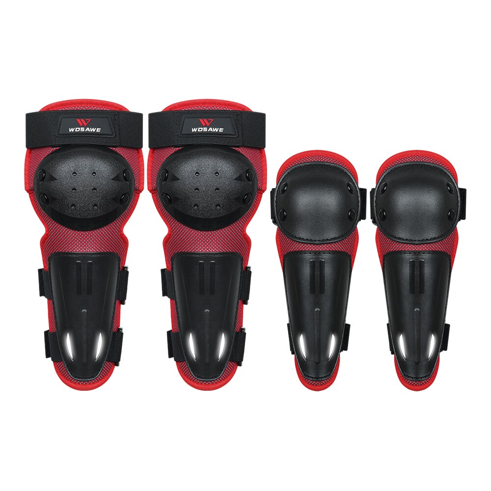 WOSAWE Kids Chest Spine Protector Protective Guard Vest Motorcycle Jacket Child Armor Gear Motocross Skating Knee Protector: MO367-R HXHZ