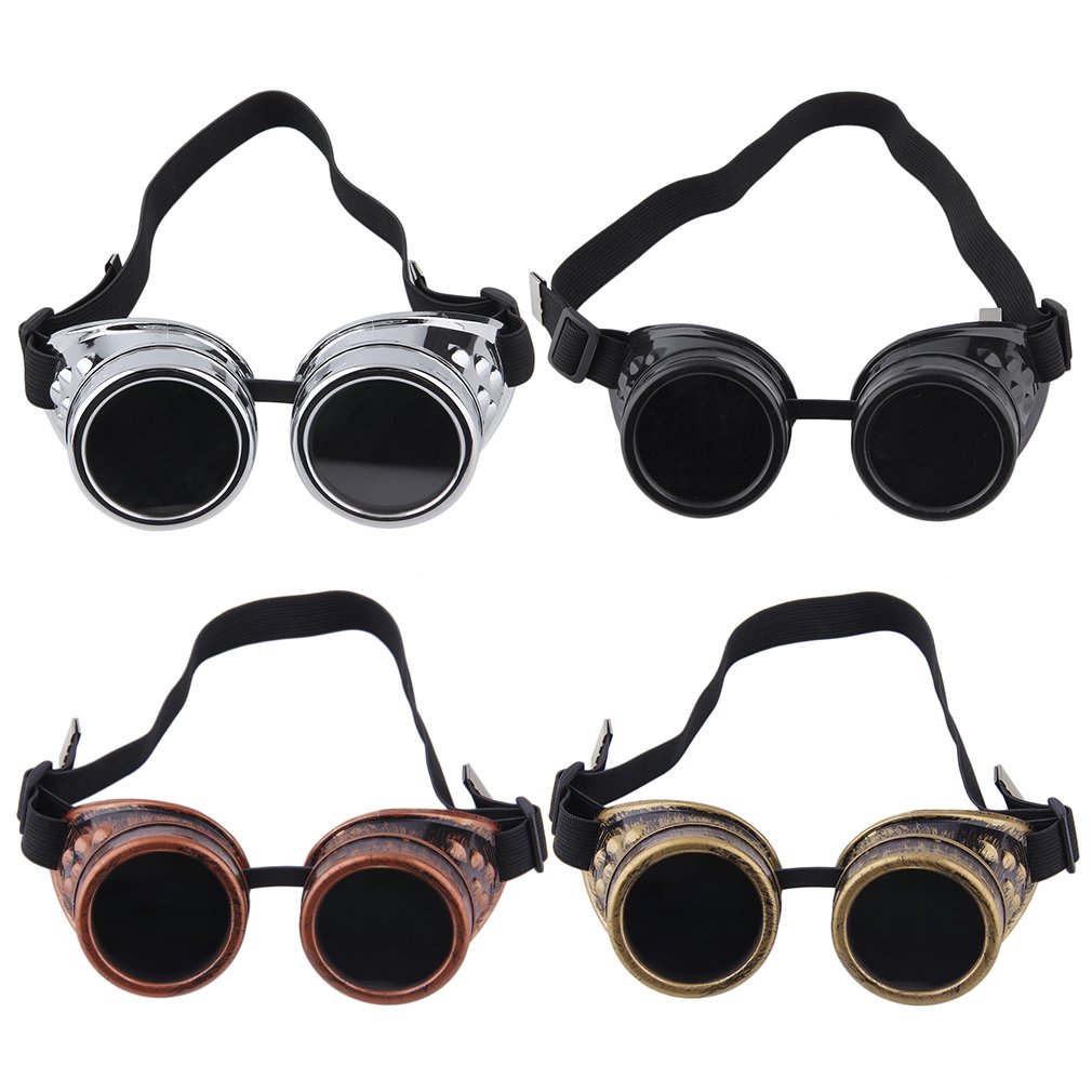 Cyber Goggles Steam Glasses Vintage Welding Gothic Victorian Outdoor Sports Bicycle Sunglasses