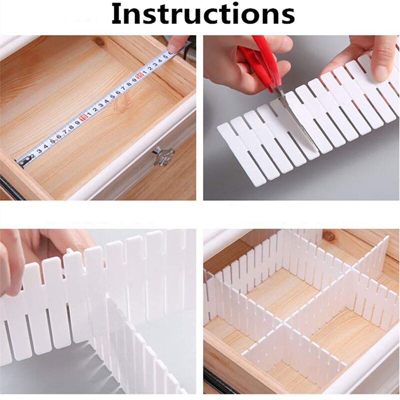 Retractable Adjustable Drawer Divider Holder Partition Drawer Organizer Storage Clapboard Dividers Target For Clothes & Kitchen