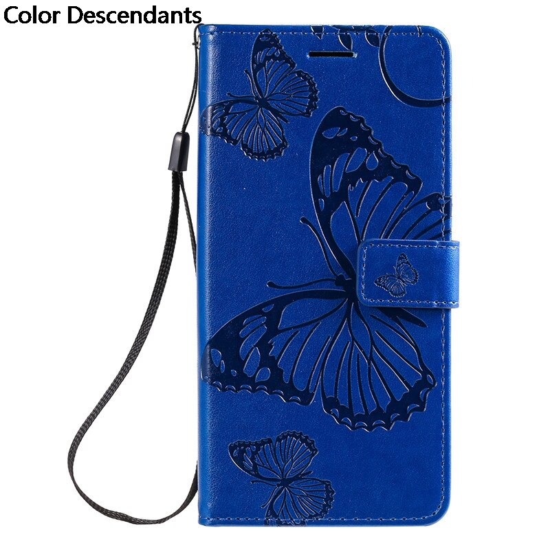 Para LG K11 caso LG K11 caso cubierta de lujo cartera funda trasera de cuero PU caja del teléfono para LG K11 K 11 LGK11 caso protector con tapa: Blue