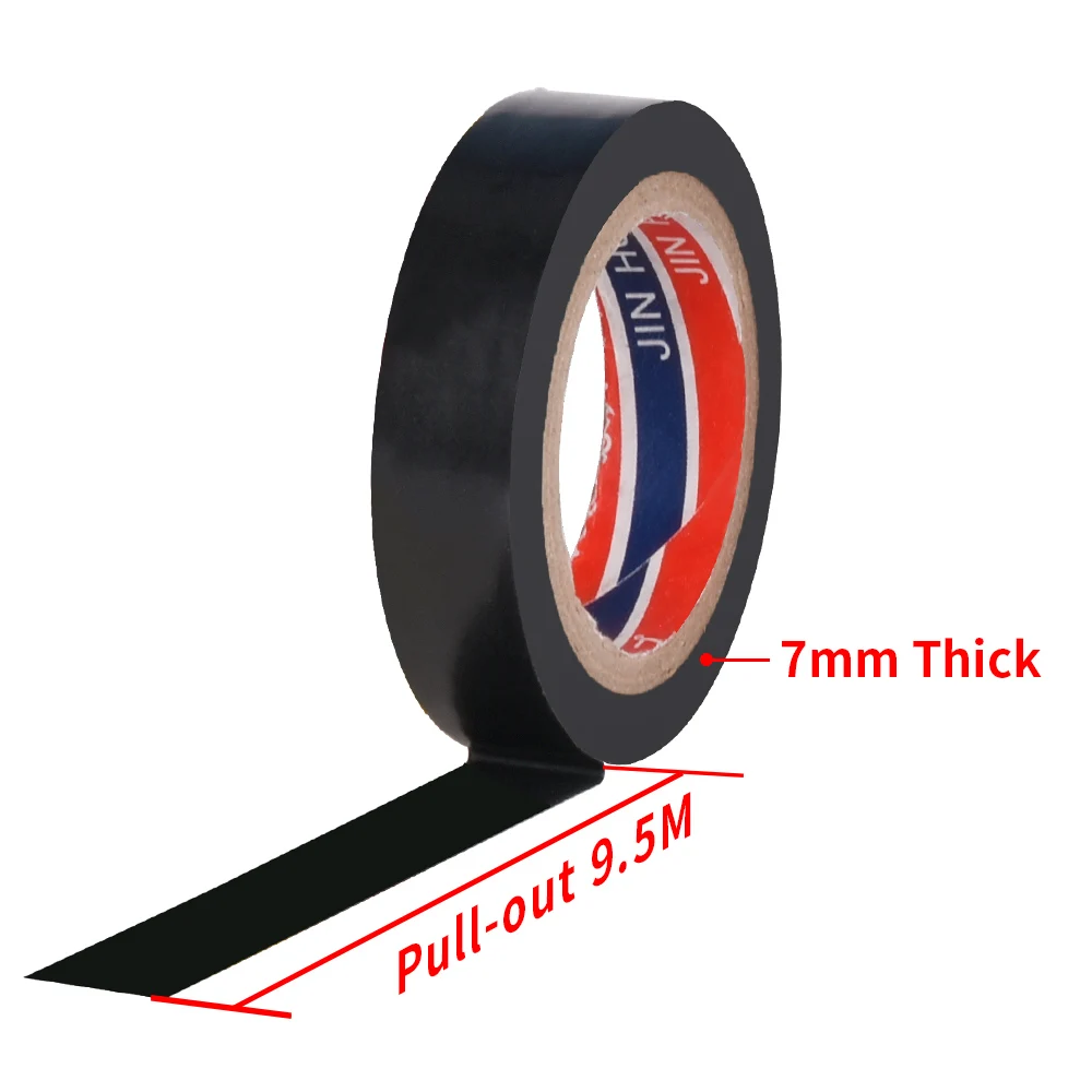 Electrical Tape, Multi-Color, 10-Pack, Great for General Home&DIY, Automotive, Electrical, Labeling and Craft Project