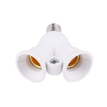 Lamp Adapter Led E14 Om 2 E14 Splitter Adapter Adapter Home & Living Converter Wit