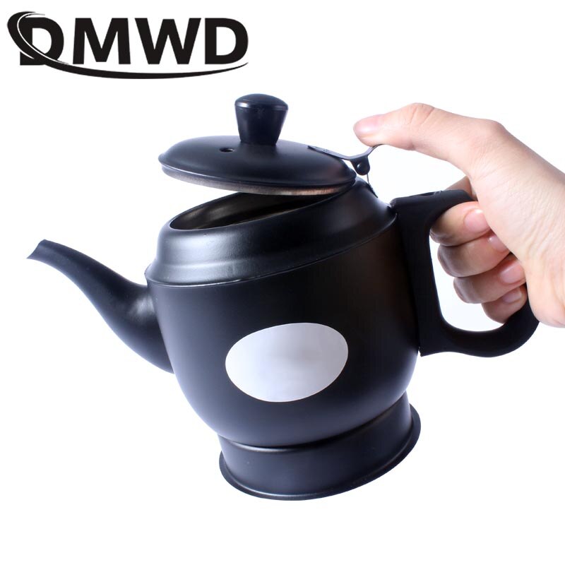 DMWD Stainless steel Thermal insulation electric kettle teapot 0.7L 450W automatic water heating boiler tea pot EU US plug