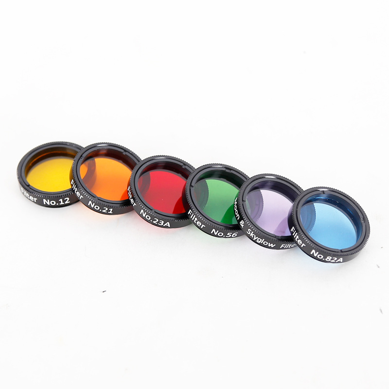 Accesorios de telescopio astronómico, lente de filtro de nebulosa, filtro de Luna para ocular de 1,25 pulgadas/31,7mm, versión mejorada, lentes más grandes
