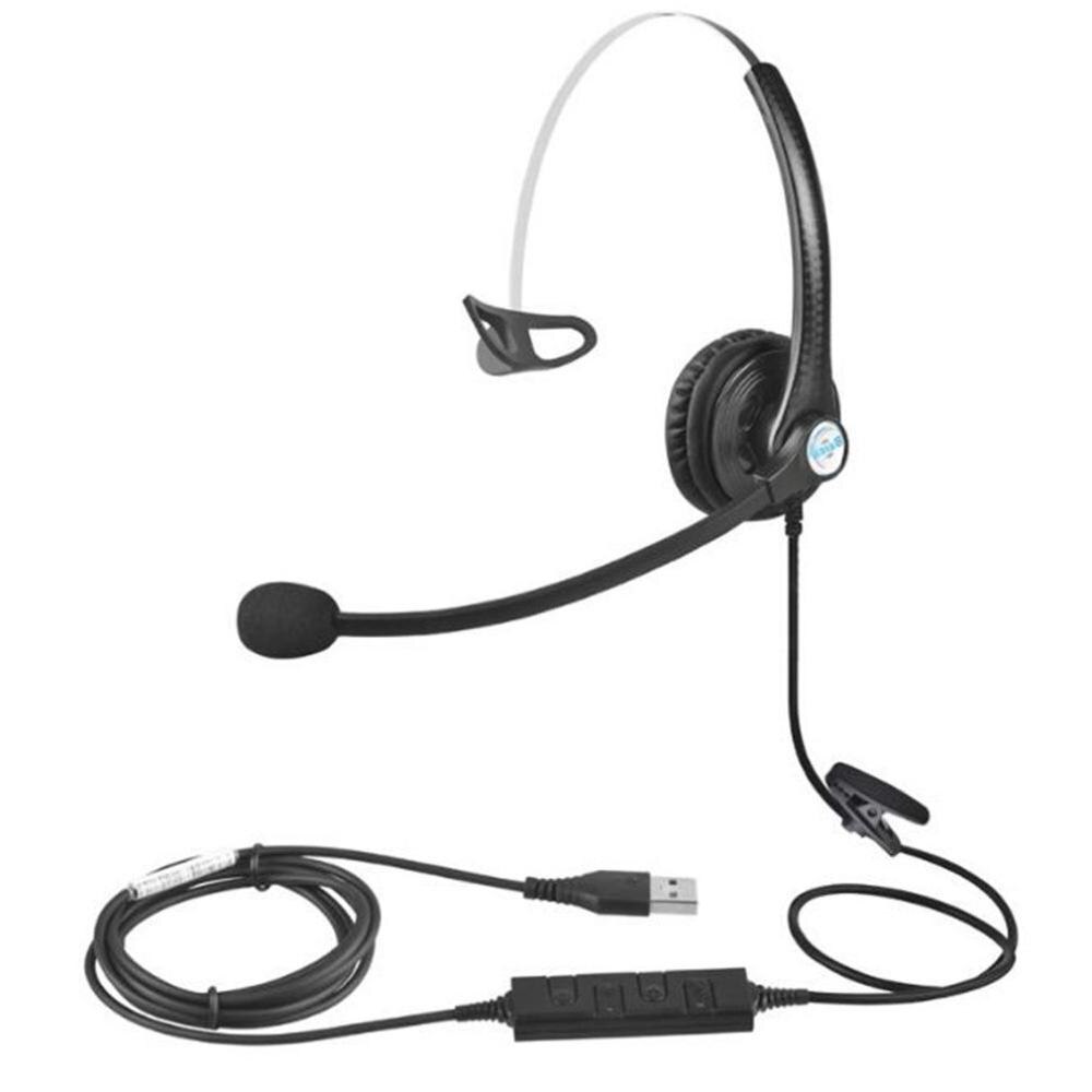 A16 Telefoon Headset Call Centre Noise Headset Met Microfoon Volume Verstelbare-Noise Cancelling Verkeer Headset Oproep