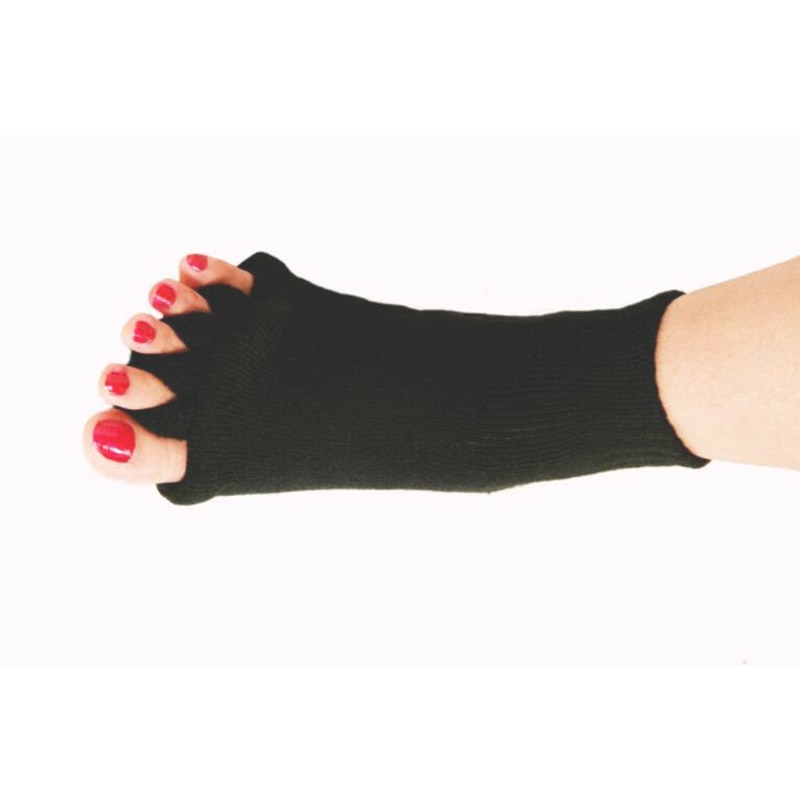 1 paire de chaussettes à cinq orteils, séparateurs de chaussettes de cyclisme, correcteur d'oignon, hallux valgus, orteils orthopédiques pour femmes, cosmétiques, beauté