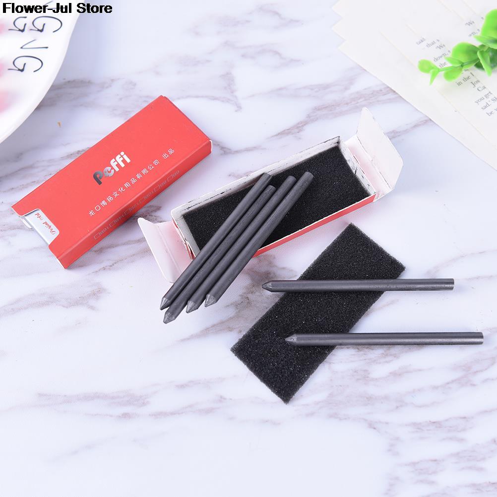 6 Pcs/box 5.6mm Charcoal / Graphite Pencil Lead Sketch Drawing Artist Mechanical Pencil Lead