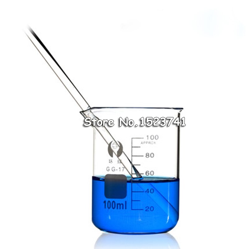Capacity 5ml-300ml Low Form Beaker Measuring Glass Chemistry Lab Borosilicate Glass Transparent Beaker