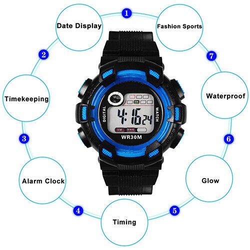 Herenhorloge waterdicht sport digitaal multifunctioneel alarm bergbeklimmer polshorloge digitaal horloge mannelijk heren