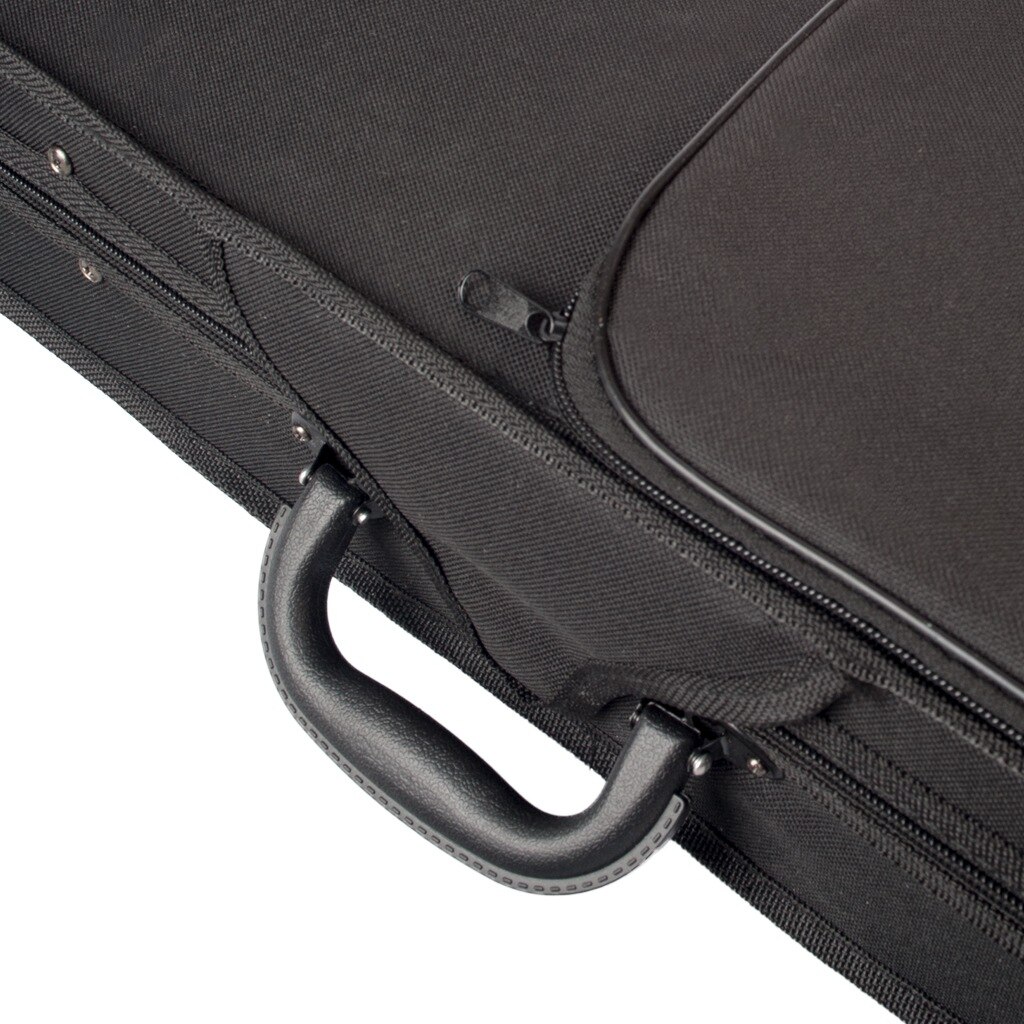 Violin Case 1/2 Size Triangular Shape Violin Hard Case -Silver Inside Violin Parts