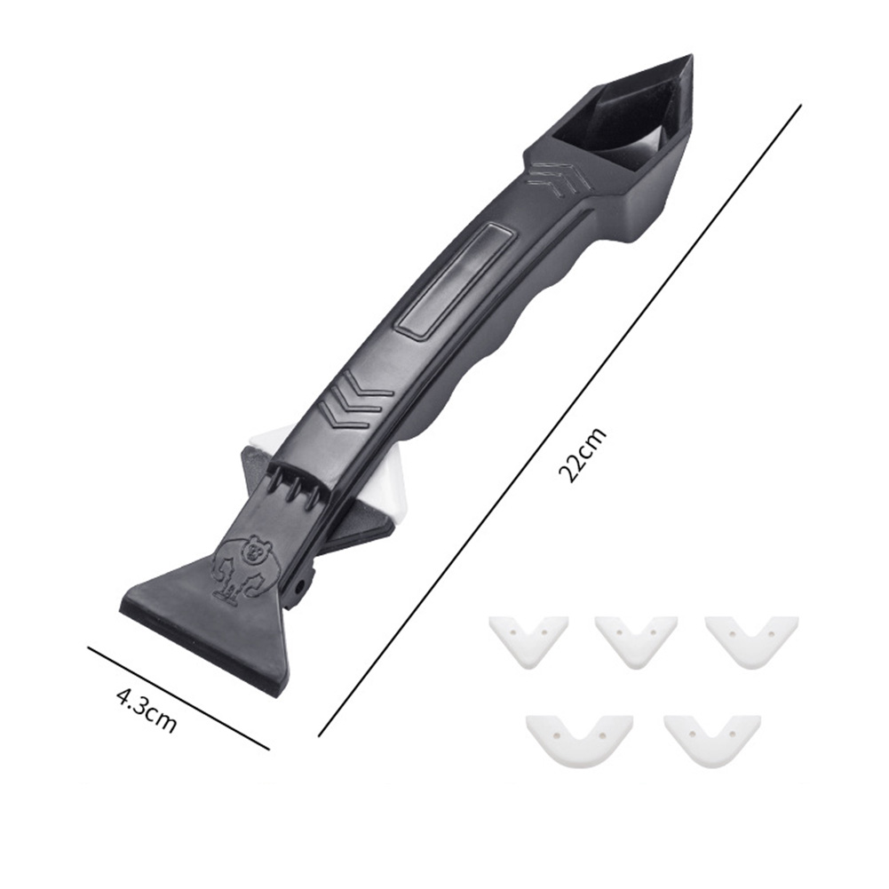 5 in 1 Silicone Remover Caulk Finisher Sealant Smooth Scraper Grout Kit Tool Plastic Removal Hand Set Tools Accessories