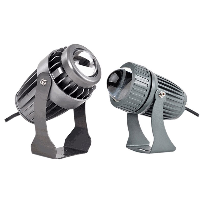 Led projektør udendørs vandtæt  ip65 udendørs led spotlight 10w led spot lys udendørs belysning smal vinkel høj effekt zfg 0004