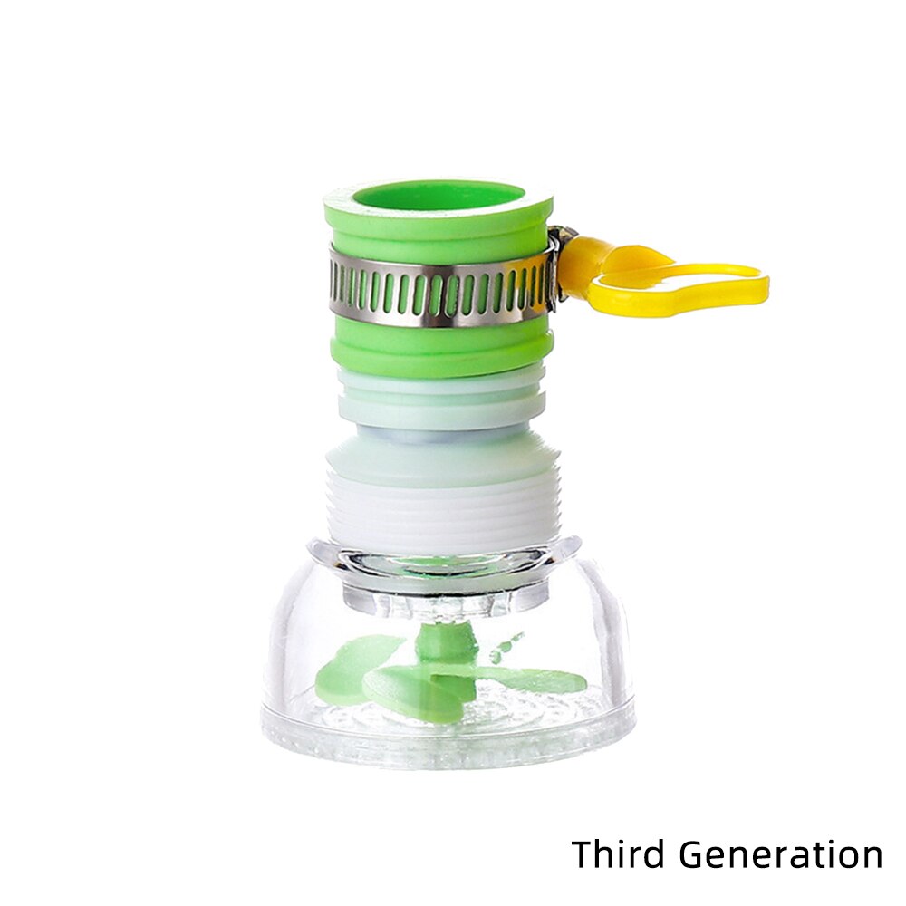 Kitchen Faucet Tap Filter 360 Rotation Adjustable Flexible Water Purifier Activated Carbon Water Saving Sprayer Diffuser: Third G