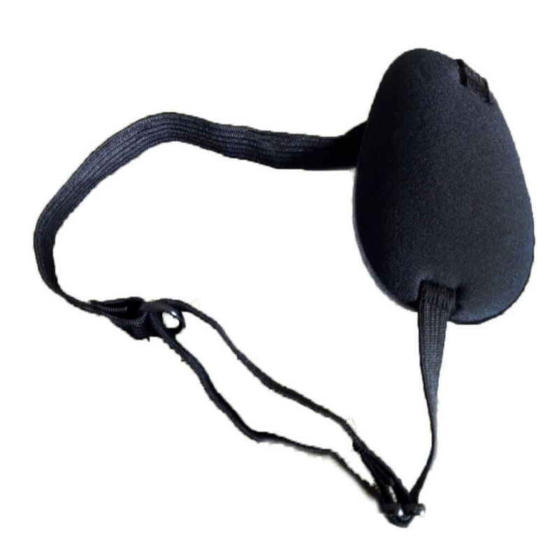 Unisex Washable Single Eye Patch Adjustable Amblyopia Eye Patches Sleep Aid Cosplay Costume Astigmatism Training Eyeshade