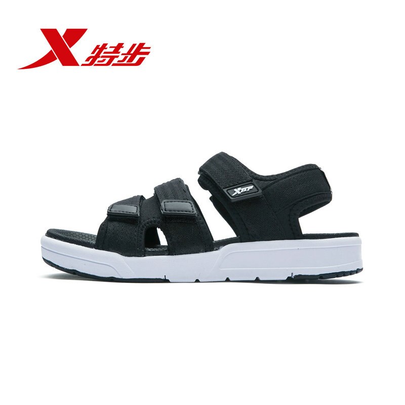Xtep-Sandalias cómodas para hombre e informales, zapatos de playa, deportes al aire libre, para primavera y verano, 982219171533: 42