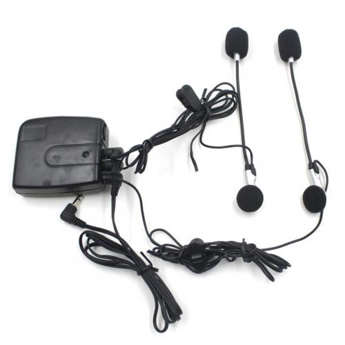 Universal Portable Motorcycle Helmet Interphone Hands-free Call Intercom Speaker: Default Title