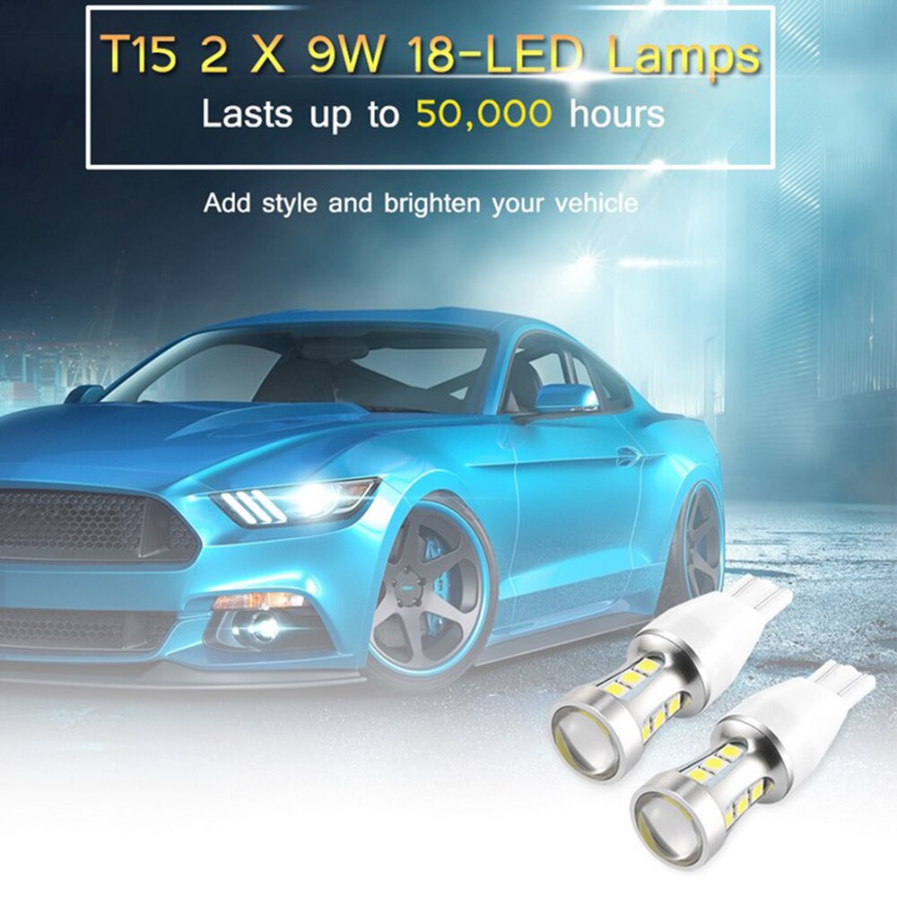 Kit Car lights 2pcs Auto Trucks LED Accessories Parts 1000LM 6000-6500K