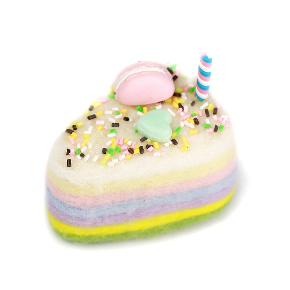Easyhandmade Sweet Cake Wool Felt DIY Package Poke DIY Material Package DIY Craft Kits for Adults: 4