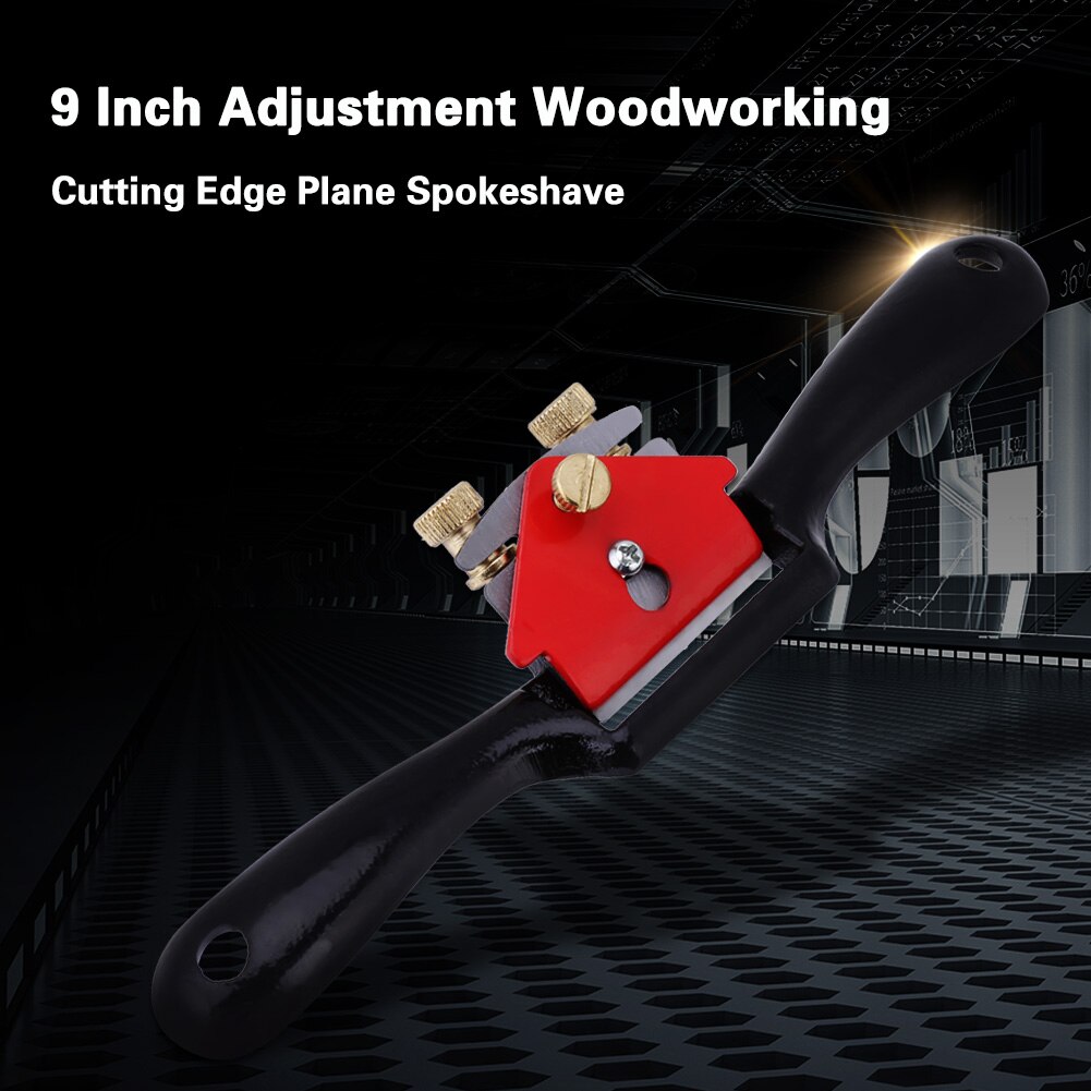 9 Inch Adjustment Spokeshave Woodworking Cutting Edge Plane Spokeshave Hand Trimming Tools With Screw