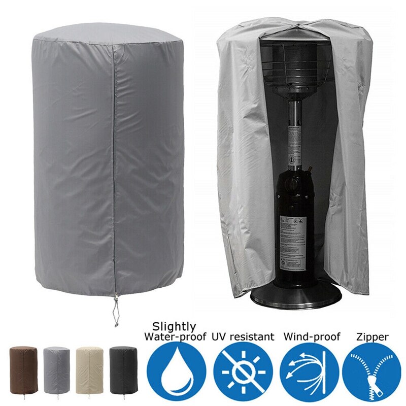 Outdoor Waterproof Sunsn Rainproof Heater Dust Cover Garden Zipper Closed Courtyard Heater Cover