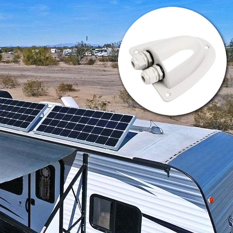 Solar Cable Entry Gland Housing Box Weatherproof Cable Entry Plate for Solar K0AB