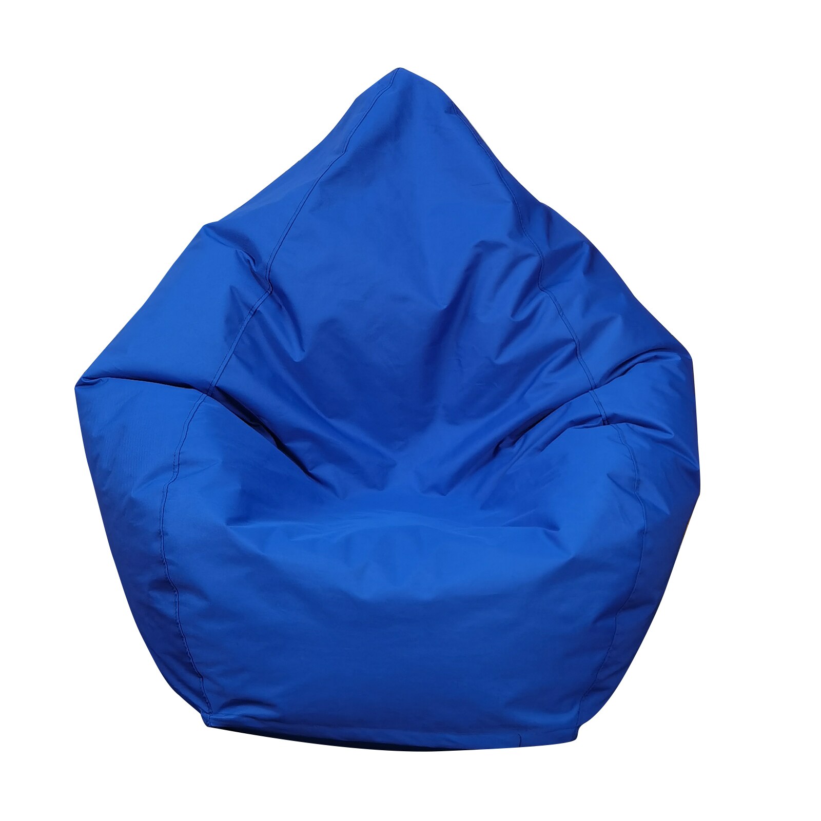 Sac de haricot canapés couverture sans remplissage couverture de chaise souple chaise longue siège haricot sac salon meubles jouets vêtements organisateur de stockage: Bleu