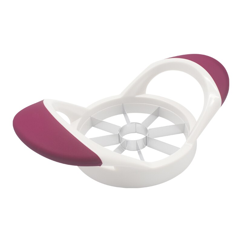 Trancheuse à 8 lames en acier inoxydable pour fruits, trancheur de pommes et poires, séparateur de fruits, Gadget de cuisine: Apple Slicer RoseRed