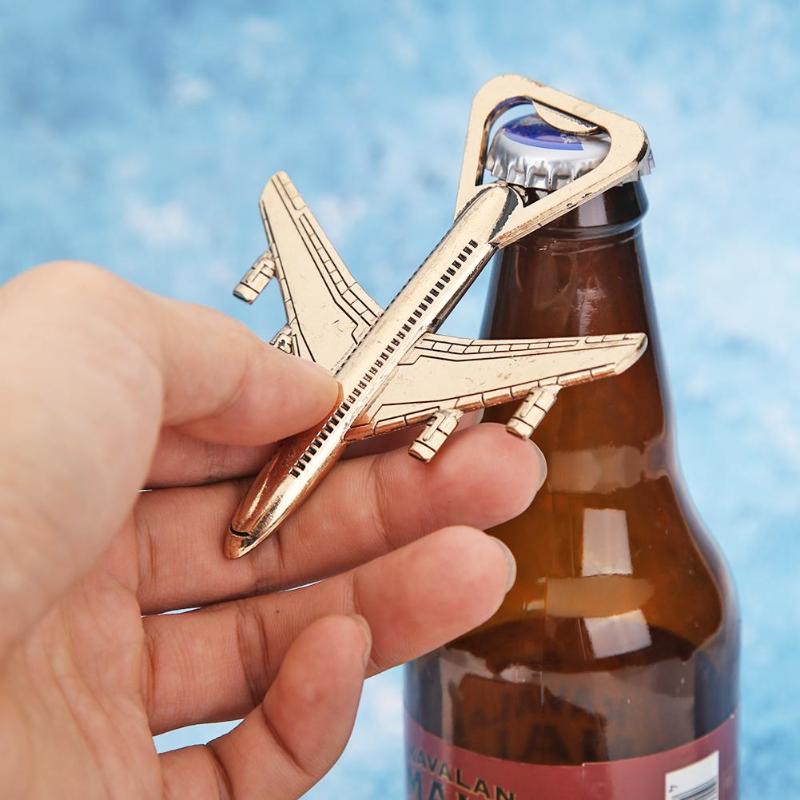 1PC Wedding Souvenirs Airplane Bottle Opener Antique Bottle Opener Wedding Favors And For Guest