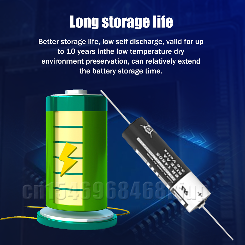 1Pcs 3.6V 2400Mah ER14505 14505 Aa Vervangende Li-Ion Lithium Batterij Met Pinnen Voor Plc Cnc Machine Tools wekker Gas Meter