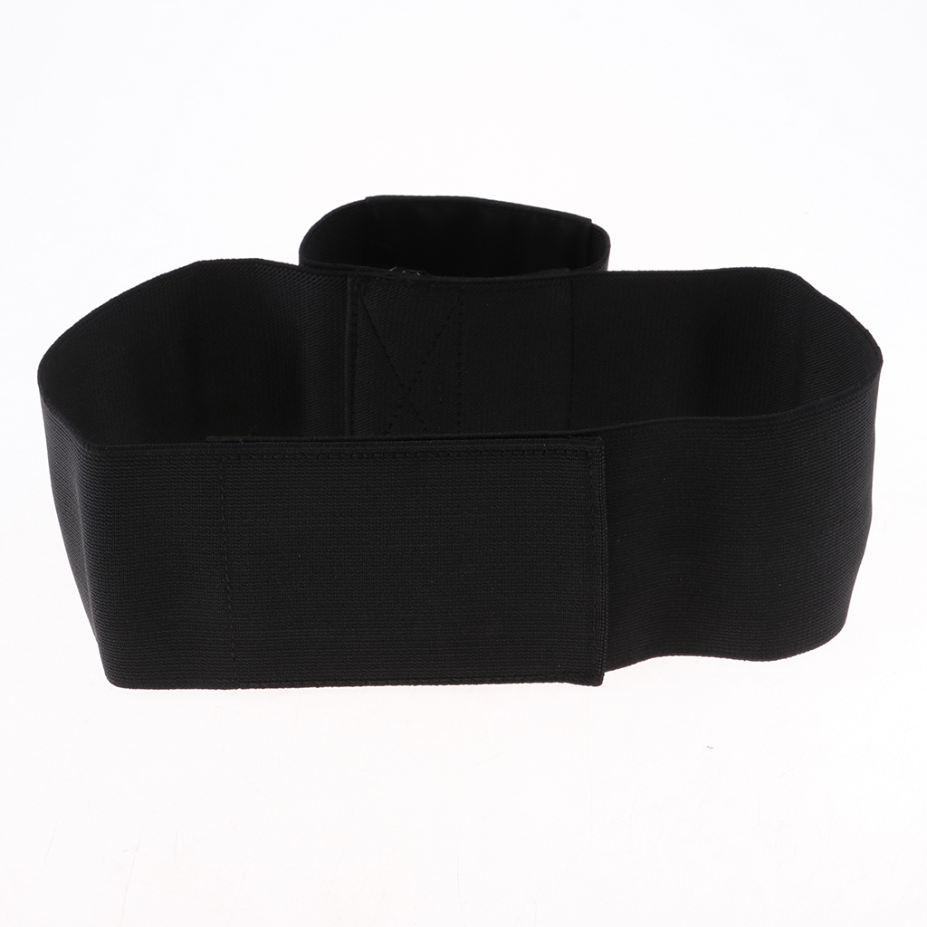 Elastic Golf Swing Training Arm Band Golf Hand Posture Corrector Black Polyester Training Belt for Golf Beginner Practicing