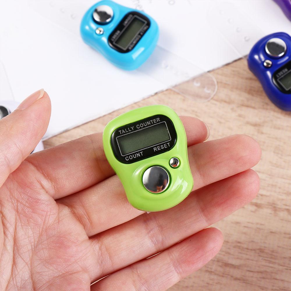 ClUNICEF-Mini compteur de pointage de bague de doigt, compteur de coups tenu dans la main électronique, outil de pointage de compteur de nucléocompteur numérique ogo