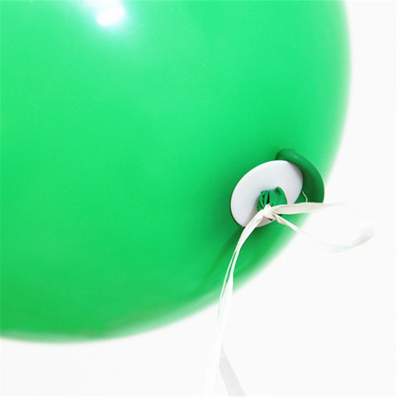 50 Balloon Caps Helium With Polyband White Balloon Strap With Quick Release Balloon Closure
