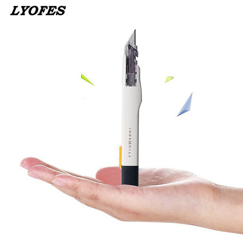 Utility Knife Box Cutter Knives Japanese Stationery Knife Precision with Blades Paper Cutter Metal Work Art Knife