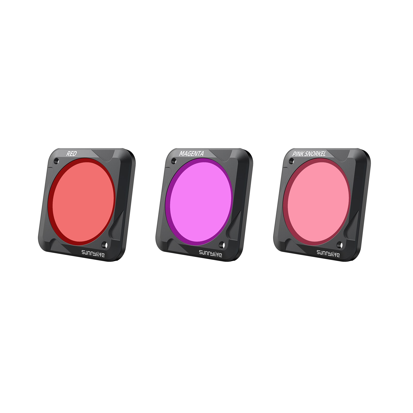 For DJI OSMO Action 2 Camera Filter Optical Glass Lens CPL UV ND SART NDPL Diving NIGHT Filters for DJI Action 2 Accessories: 3pcs Diving Filter
