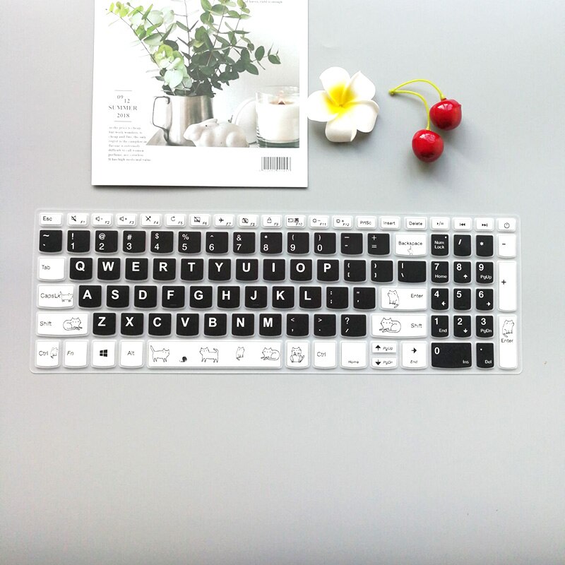 Keyboard Cover Protector Skin For Lenovo IdeaPad 15S ARE Notebook Keyboard Film 15.6-inch Protective Film Cute