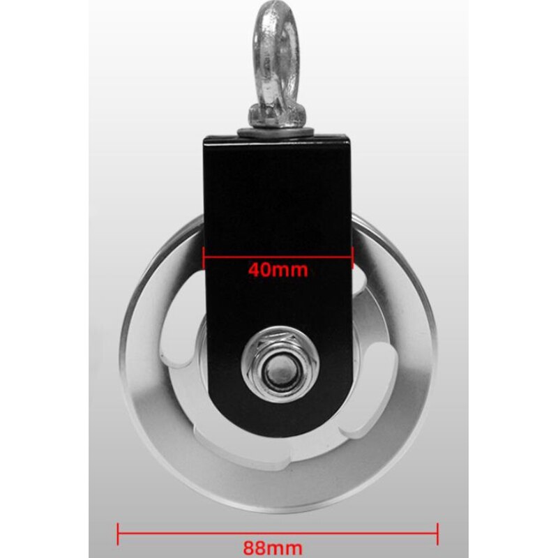 ELOS-Bearing Pulley Home Gym Aluminum Alloy Fitness Lift Accessories Fitness Pulley Fitness Equipment
