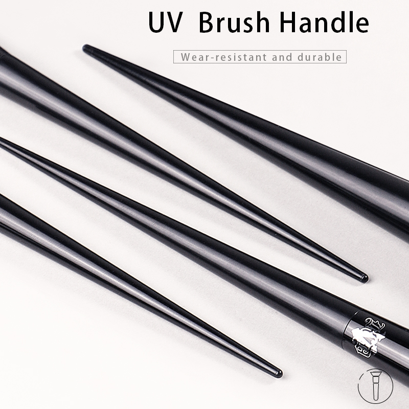 Kat Von D-brocha de maquillaje 40 brocha correctora pelo de fibra suave mango negro brochas de maquillaje de para mujer