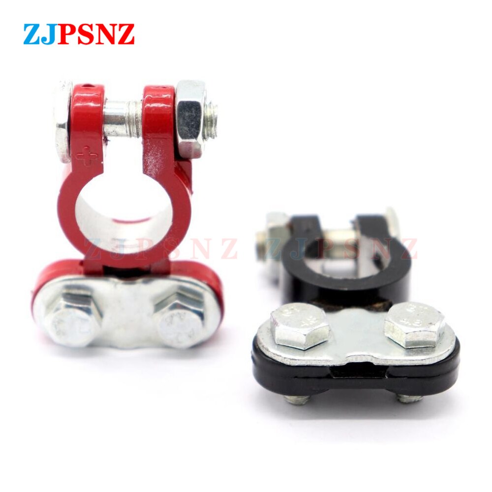 Car Battery Terminal Clamp Conductivity Positive Negative Battery Terminal Wires Cable Clamp Top Quick Post Terminals Truck Boat