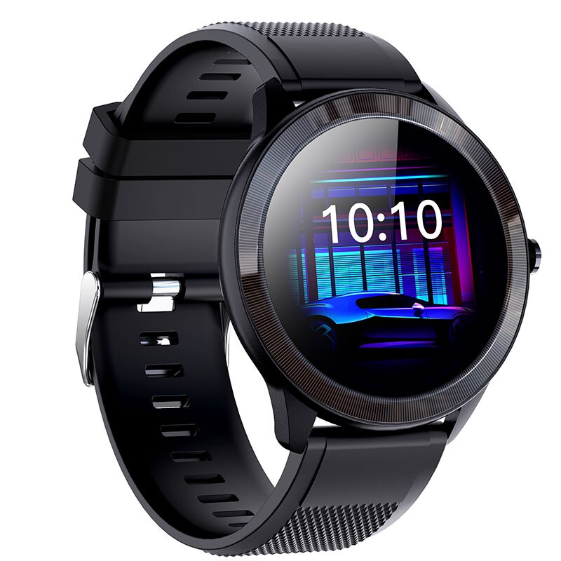 Reloj Digital deportivo para hombre, pulsera electrónica LED, resistente al agua, con Bluetooth táctil: black