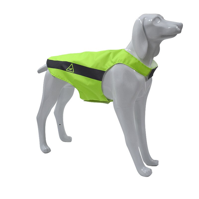 Reflective Dog Vest Clothes High Visibility Small Large Dogs Safety Vests Harness For Outdoor Hiking Walking With Paw: green / XL